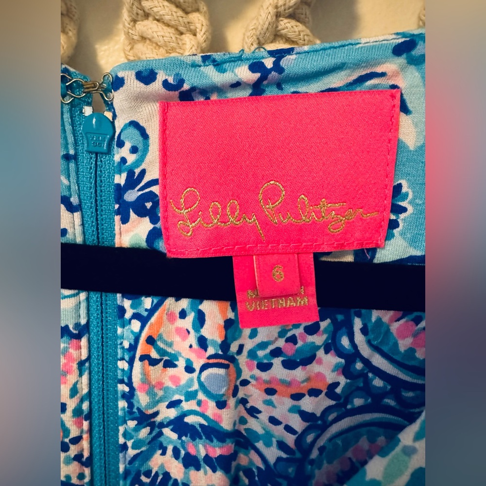 Lilly Pulitzer Minka Dress Size 6 - Picture 4 of 7